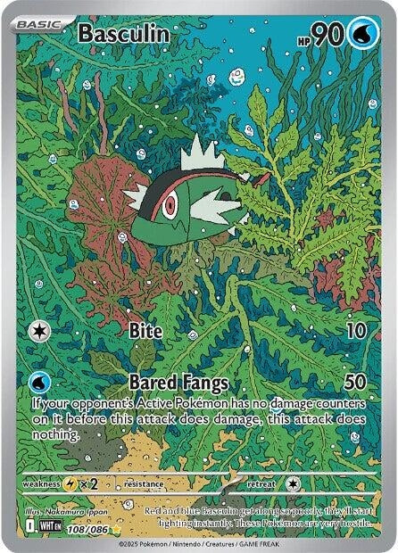 Image for Basculin (108/086) (WHT) - Pokemon
