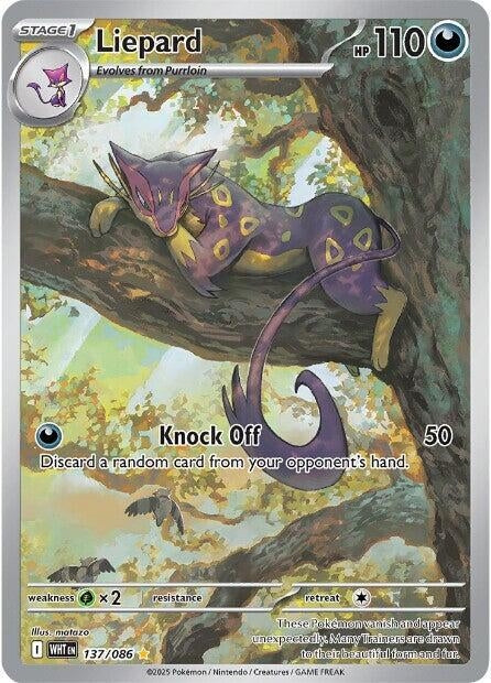 Image for Liepard (137/086) (WHT) - Pokemon