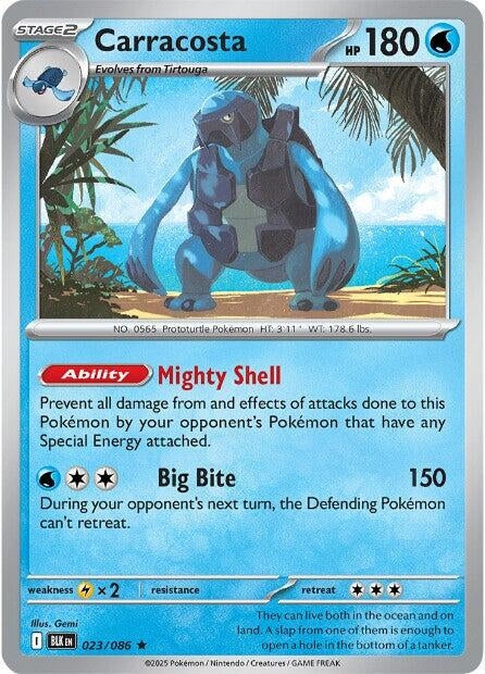 Image for Carracosta (023/086) (BLK) - Pokemon