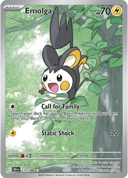 Image for Emolga (112/086) (BLK) - Pokemon