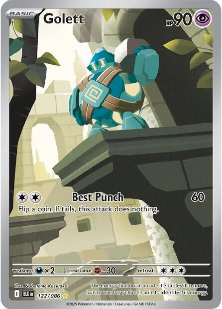 Image for Golett (122/086) (BLK) - Pokemon