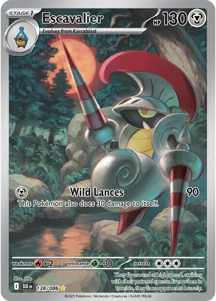 Image for Escavalier (138/086) (BLK) - Pokemon