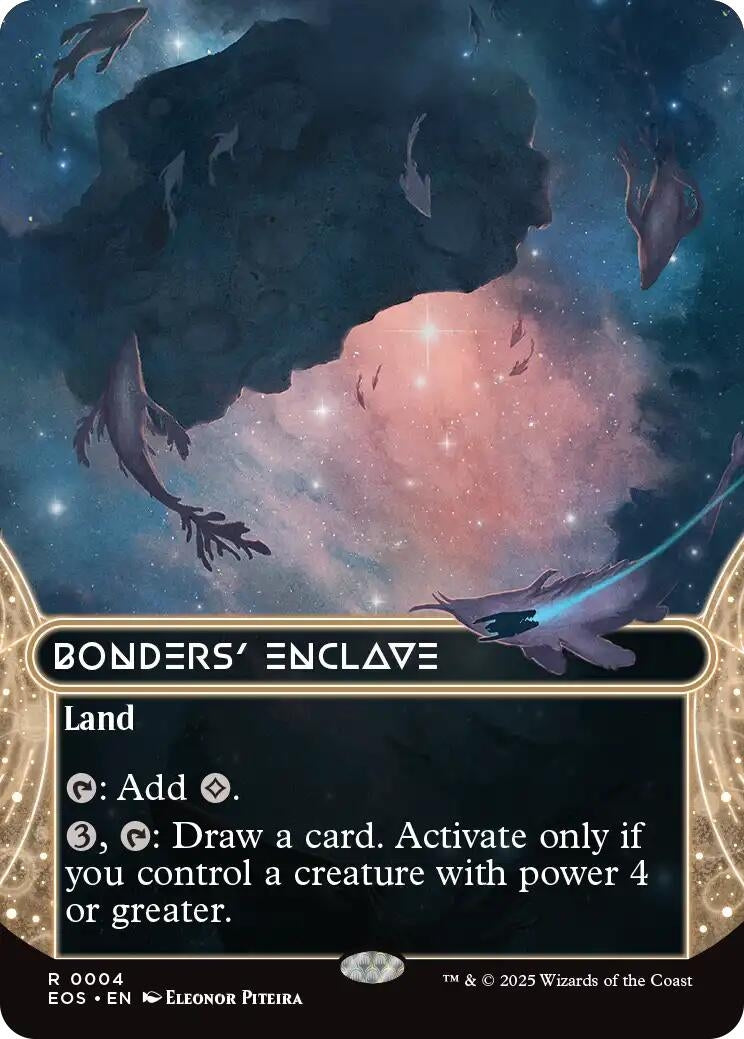Image for Bonders' Enclave (0004) (Borderless) (4) - Magic: The Gathering