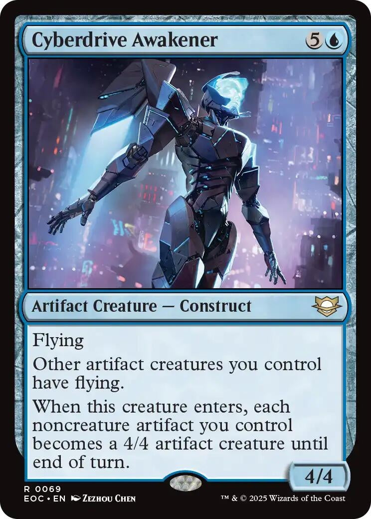 Image for Cyberdrive Awakener (69) (EOC) - Magic: The Gathering