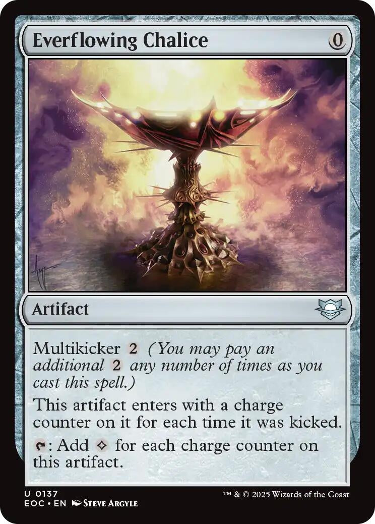 Image for Everflowing Chalice (137) (EOC) - Magic: The Gathering
