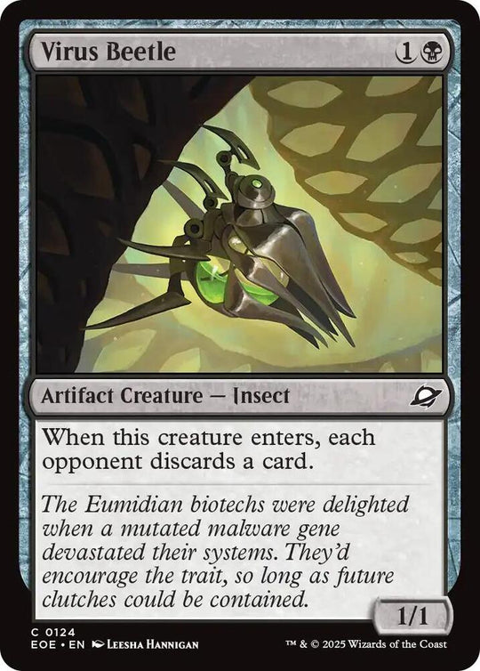 Image for Virus Beetle (124) - Magic: The Gathering