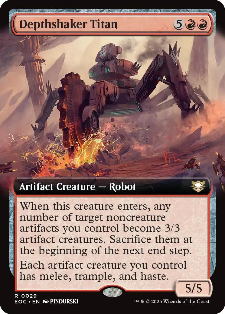 Image for Depthshaker Titan (Extended Art) (29) - Magic: The Gathering