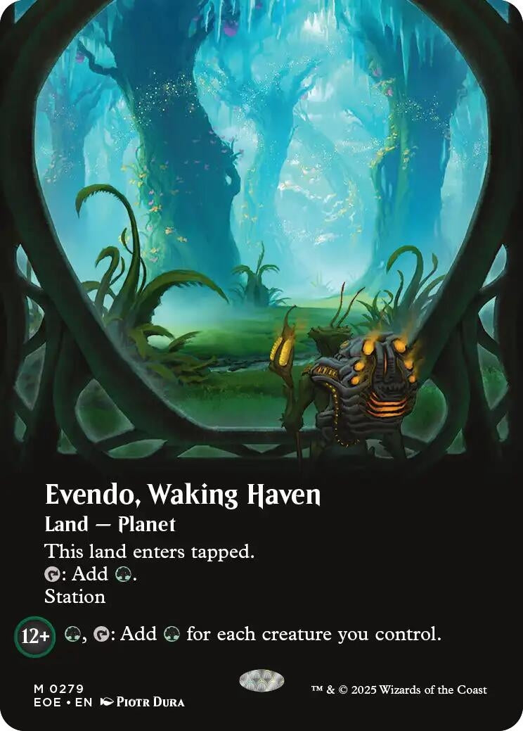 Image for Evendo, Waking Haven (Borderless) (279) - Magic: The Gathering