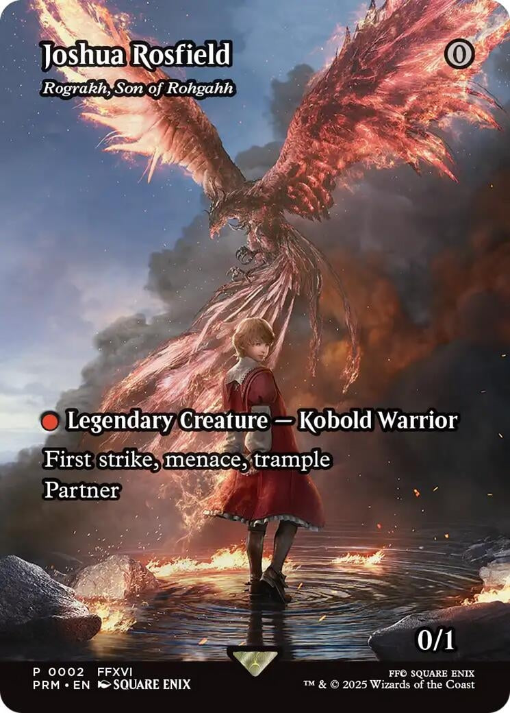 Image for Joshua Rosfield - Rograkh, Son of Rohgahh (Borderless) (2) - Magic: The Gathering