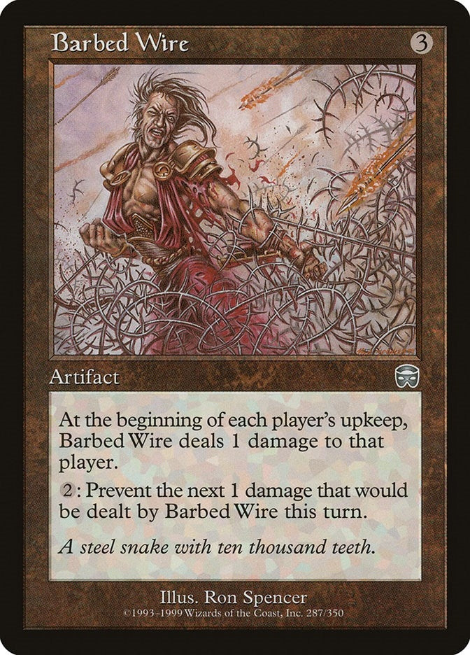 Image for Barbed Wire (287) - Magic: The Gathering
