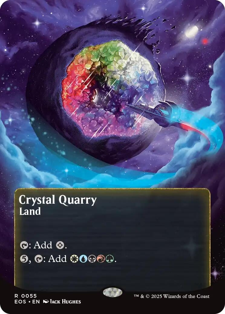 Image for Crystal Quarry (0055) (Borderless) (55) - Magic: The Gathering