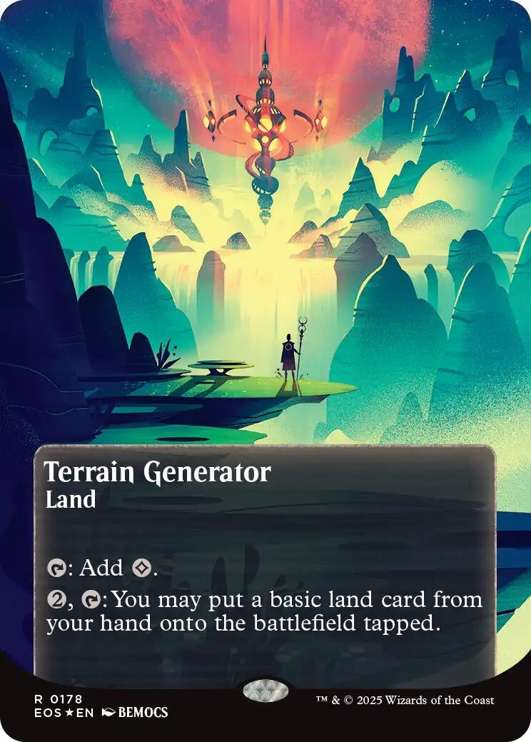 Image for Terrain Generator (0178) (Borderless) (Galaxy Foil) (178) - Magic: The Gathering