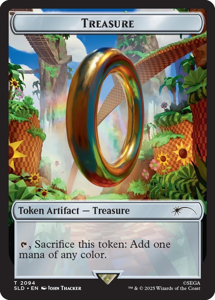 Image for Treasure Token (2094) (2094) - Magic: The Gathering
