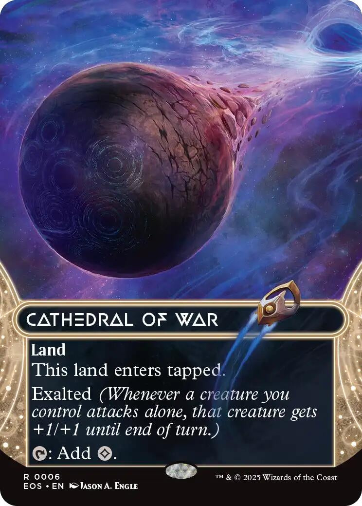 Image for Cathedral of War (0006) (Borderless) (6) - Magic: The Gathering