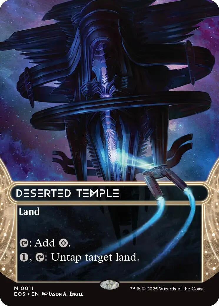 Image for Deserted Temple (0011) (Borderless) (11) - Magic: The Gathering