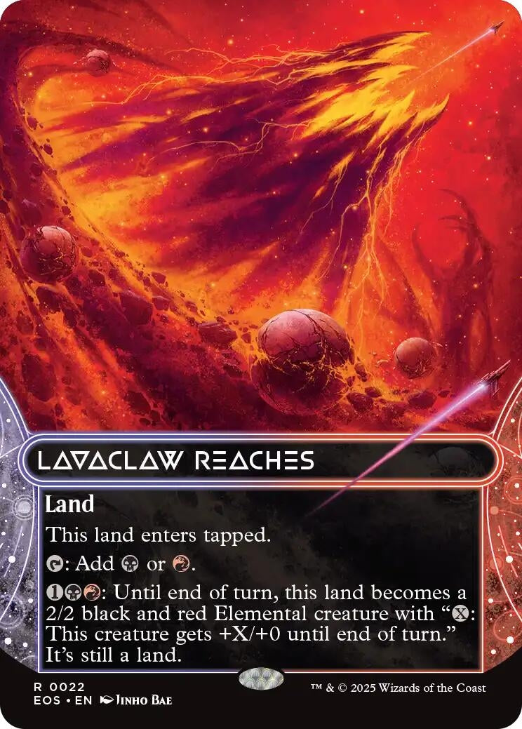 Image for Lavaclaw Reaches (0022) (Borderless) (22) - Magic: The Gathering
