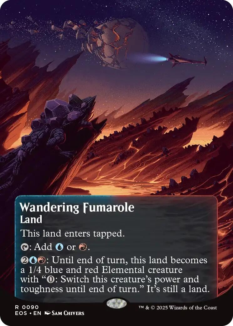 Image for Wandering Fumarole (0090) (Borderless) (90) - Magic: The Gathering