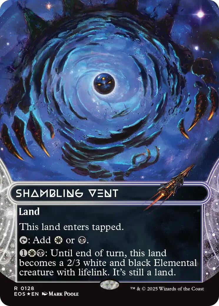 Image for Shambling Vent (0128) (Borderless) (Galaxy Foil) (128) - Magic: The Gathering
