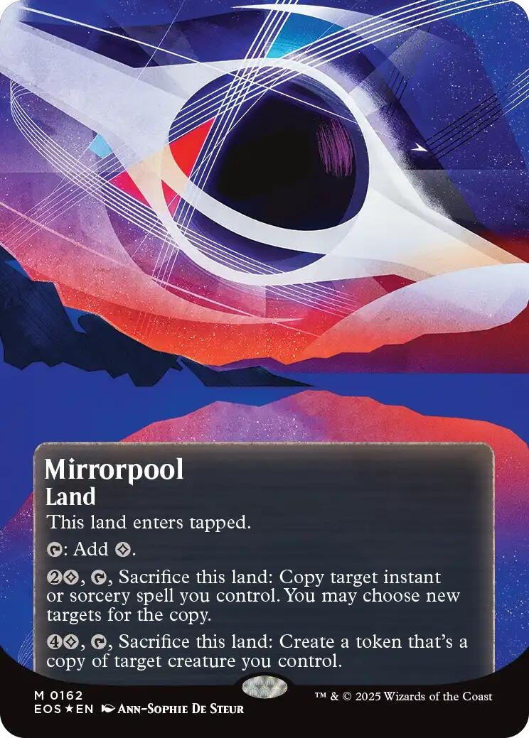 Image for Mirrorpool (0162) (Borderless) (Galaxy Foil) (162) - Magic: The Gathering