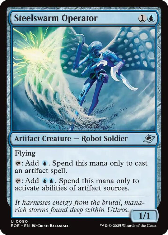 Image for Steelswarm Operator (80) - Magic: The Gathering