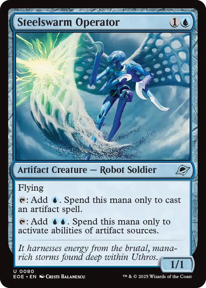 Image for Steelswarm Operator (80) - Magic: The Gathering