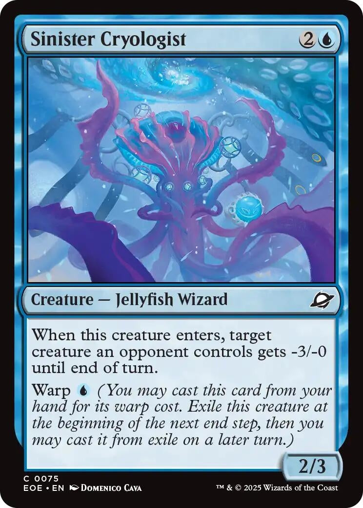 Image for Sinister Cryologist (75) - Magic: The Gathering