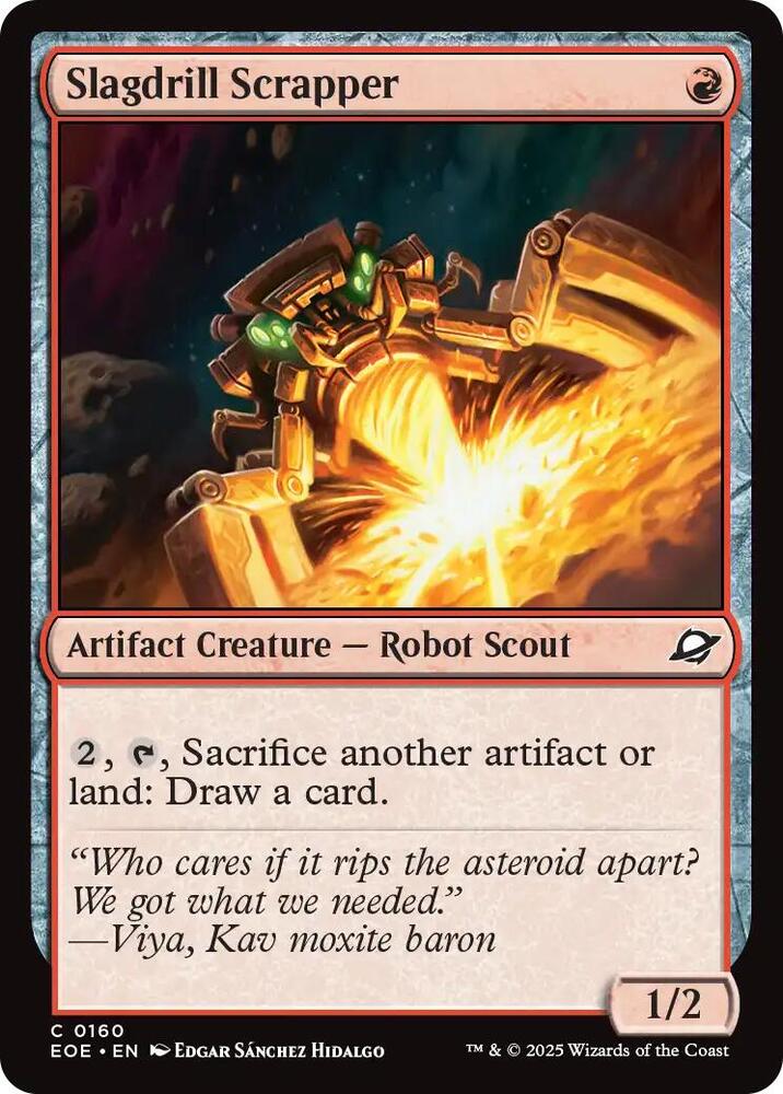 Image for Slagdrill Scrapper (160) - Magic: The Gathering