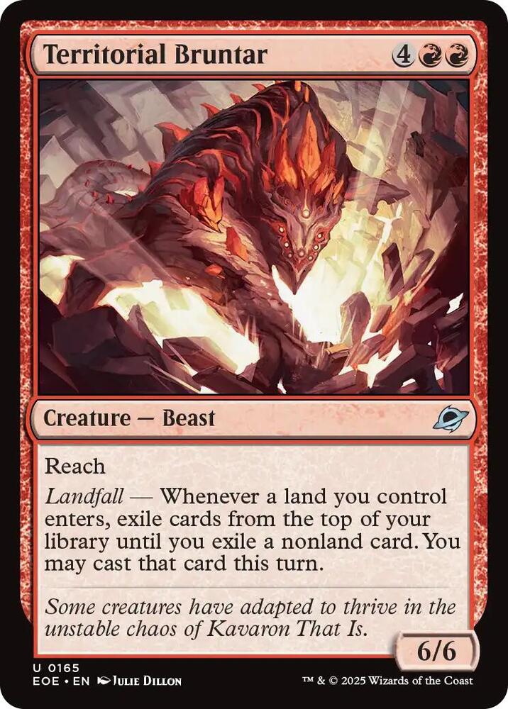 Image for Territorial Bruntar (165) - Magic: The Gathering
