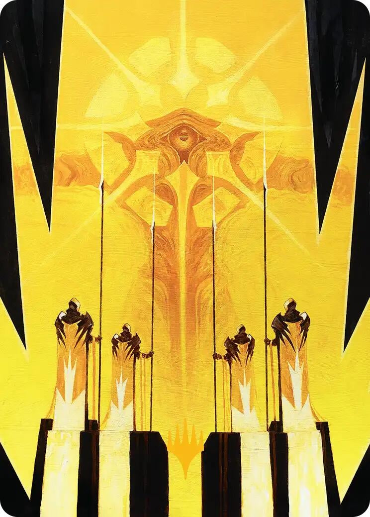 Image for Hardlight Containment Art Card (Gold-Stamped Planeswalker Symbol) (4) (ASEOE) - Magic: The Gathering