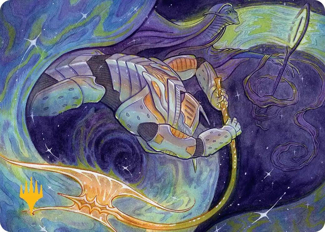 Image for Seam Rip Art Card (Gold-Stamped Planeswalker Symbol) (6) (ASEOE) - Magic: The Gathering