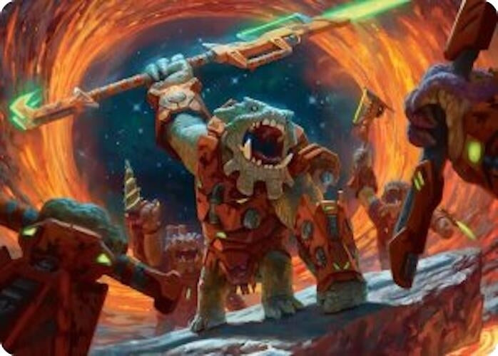 Image for Frontline War-Rager Art Card (16) (ASEOE) - Magic: The Gathering