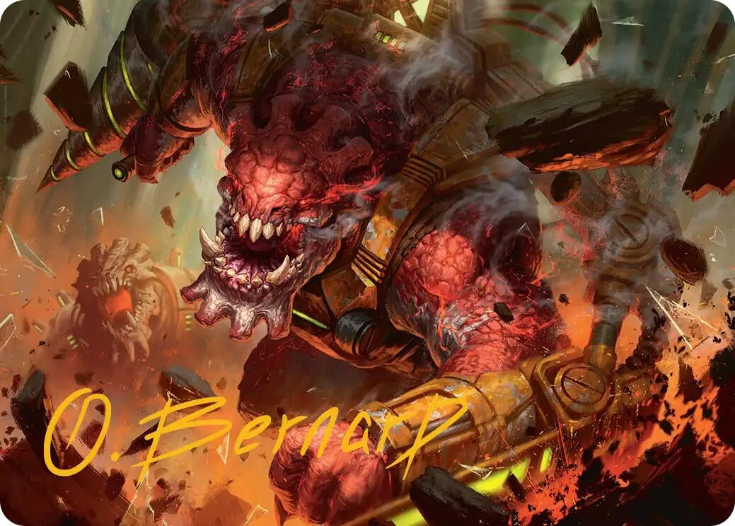 Image for Full Bore Art Card (Gold-Stamped Signature) (17) - Magic: The Gathering