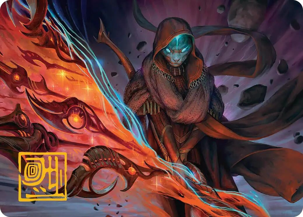 Image for Weftstalker Ardent Art Card (Gold-Stamped Signature) (20) (ASEOE) - Magic: The Gathering