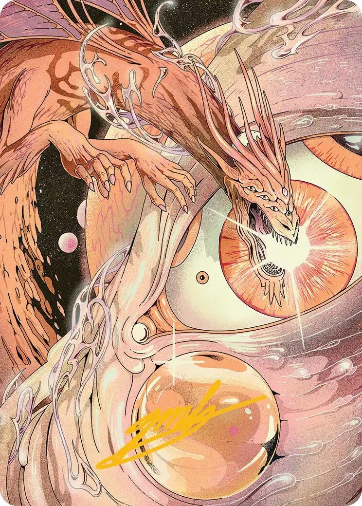 Image for Nova Hellkite Art Card (40/54) (Gold-Stamped Signature) (40) - Magic: The Gathering