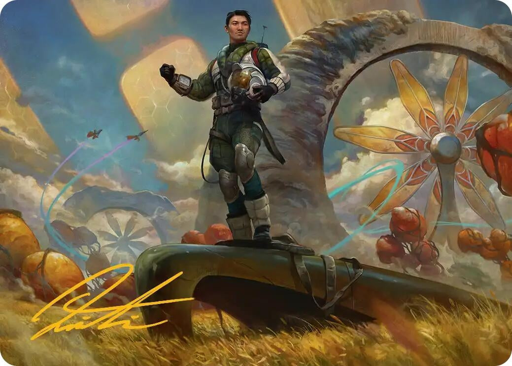 Image for Galactic Wayfarer Art Card (Gold-Stamped Signature) (21) - Magic: The Gathering