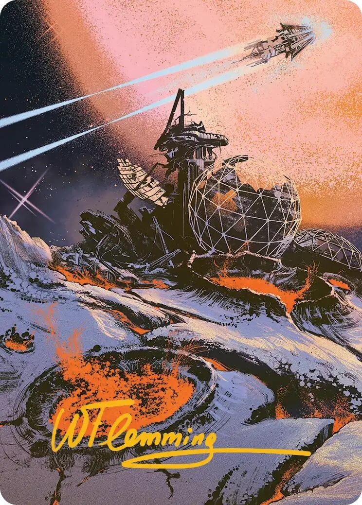 Image for Petrified Field Art Card (Gold-Stamped Signature) (52) (ASEOE) - Magic: The Gathering