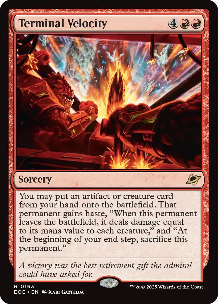 Image for Terminal Velocity (163) - Magic: The Gathering