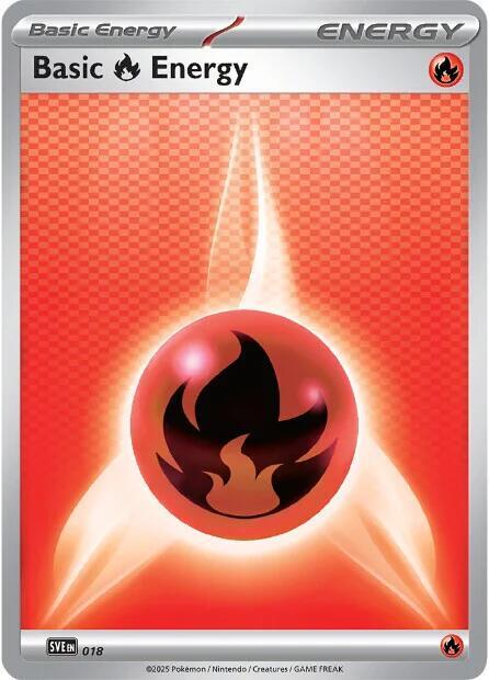 Image for Basic Fire Energy - 018 (018) (SVE) - Pokemon
