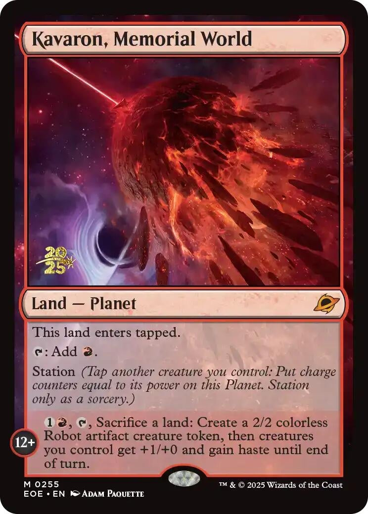 Image for Kavaron, Memorial World (255) - Magic: The Gathering