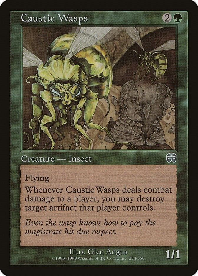 Image for Caustic Wasps (234) - Magic: The Gathering