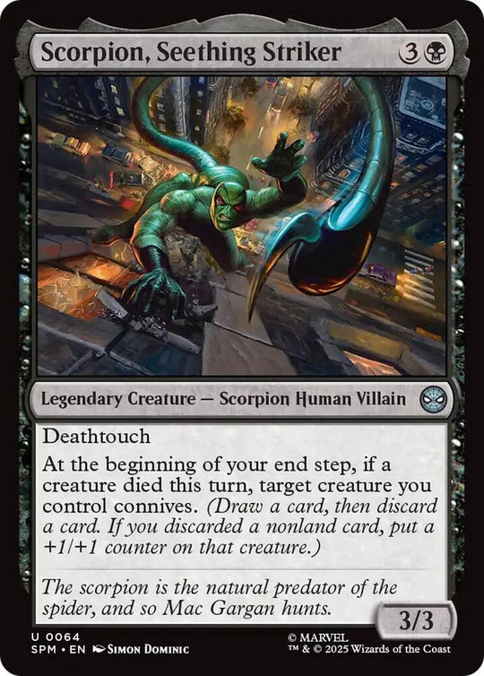 Image for Scorpion, Seething Striker (64) - Magic: The Gathering