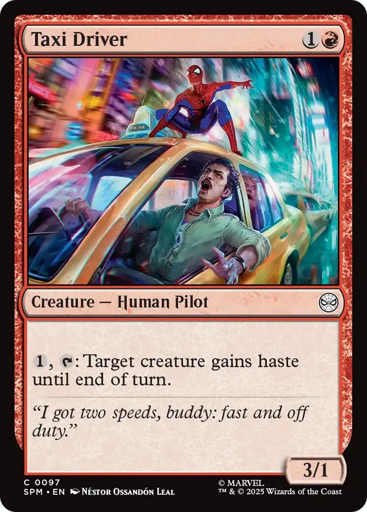 Image for Taxi Driver (97) - Magic: The Gathering