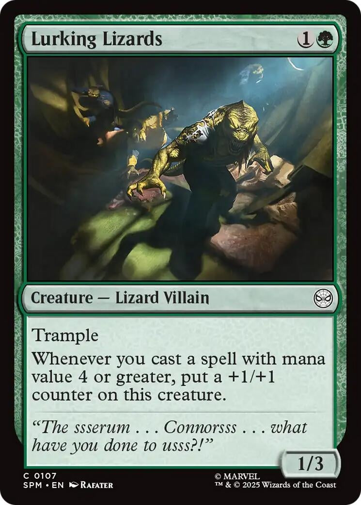 Image for Lurking Lizards (107) - Magic: The Gathering