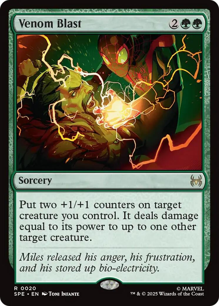 Image for Venom Blast (20) (SPE) - Magic: The Gathering