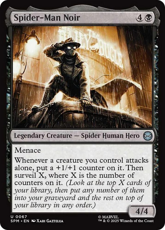 Image for Spider-Man Noir (67) - Magic: The Gathering