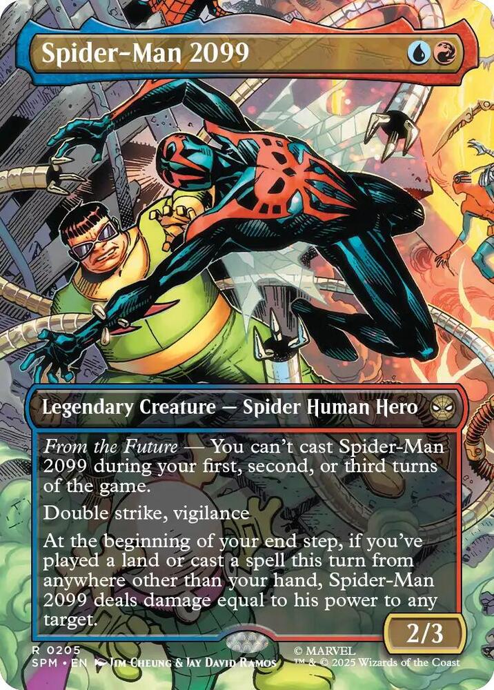 Image for Spider-Man 2099 (0205) (Borderless) (205) - Magic: The Gathering
