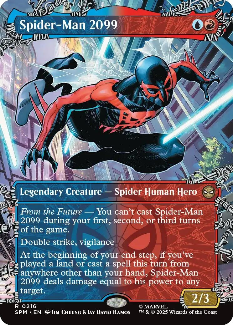 Image for Spider-Man 2099 (0216) (Borderless) (216) - Magic: The Gathering