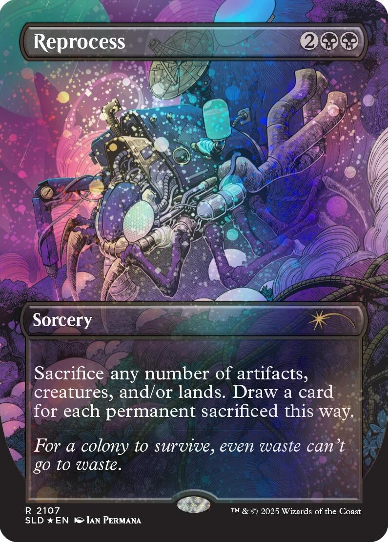 Image for Reprocess (Galaxy Foil) (2107) - Magic: The Gathering