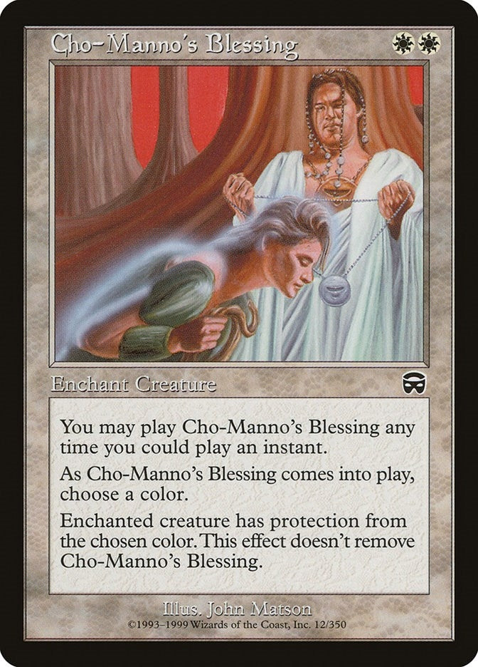 Image for Cho-Manno's Blessing (12) - Magic: The Gathering