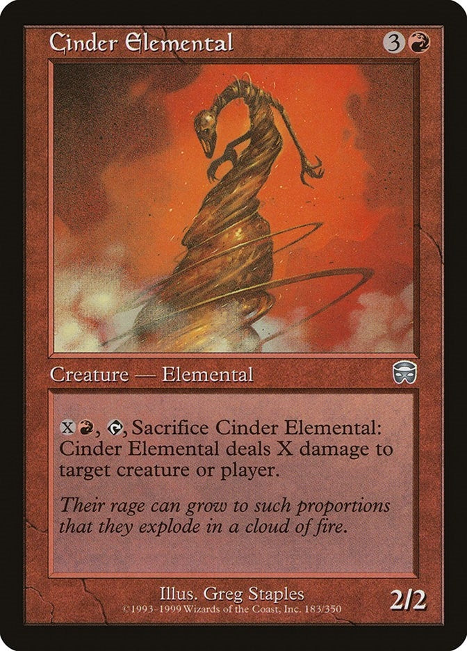 Image for Cinder Elemental (183) - Magic: The Gathering